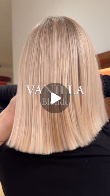 Ombre Hair Blond, Different Blonde Shades, Milky Blonde Hair, Vanilla Blonde Hair, Igora Vibrance, Vanilla Blonde, Schwarzkopf Professional, Hair Tutorial, Blonde Hair