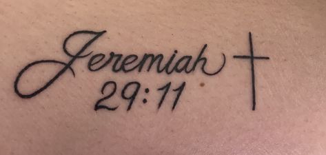 Jerimiah 29:11-12 Tattoo, Jermiah29:11 Tattoo, Jeremiah 29 11 Tattoo Ideas, Jeremiah 29 11 Tattoo, 29 11 Tattoo, Donkey Pictures, Bible Tattoo, Cross Tattoo On Wrist, Biblical Tattoos