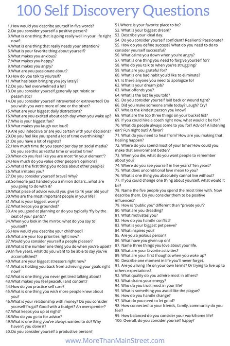 Questions For Yourself Journal, Questions For Myself Journal, Self Discovery Questions Journal Prompts, Journal Prompts Questions, Getting To Know Yourself Journal Prompts, Journaling For Self Discovery, Journal Prompts About Me, January 2024 Journal Prompts, Questions For Future Self