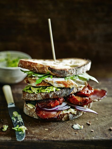 A beautifully stacked sandwich! From http://www.martinpoolephotography.com/  meia.dúzia ® - Portuguese Flavours Experiences | http://www.meiaduzia.pt/eng/ Farm Meals, Style Test, Food Photography Inspiration, Food Photography Tips, God Mat, Food Style, Idee Pasto Sano, Food Photography Styling, Pool Ideas