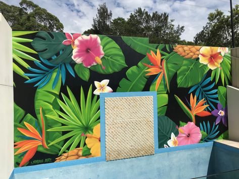 Quote Mural, Flower Quote, Urban Art Graffiti, Art Plants, Garden Mural, Forest Mural, Flower Mural, Graffiti Murals, Australian Wildlife