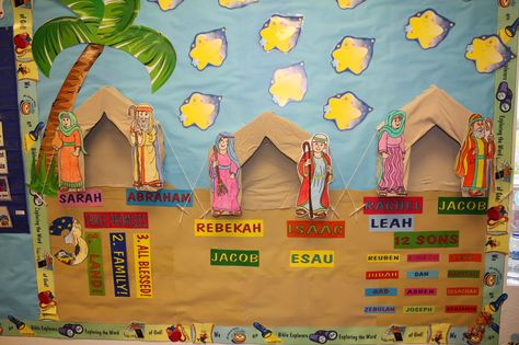 Abraham Bible, Bible Family Tree, Bible Bulletin Boards, Gospel Project, Abraham Isaac, Class Bulletin Boards, Bible Camp, Abraham And Sarah, Bible Teaching