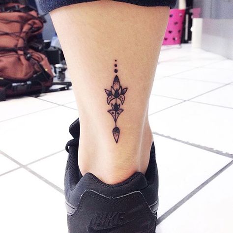 Yesterday Tattoo, Small Tattoos With Meaning Quotes, Tiny Foot Tattoos, Tattoo Arrow, Tattoos Back, Tattoo Ankle, Artist Doodle, Small Quote Tattoos, Leg Women