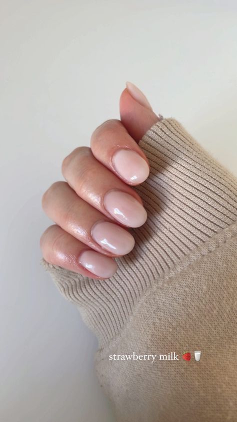 Strawberry Milk Nails, Milk Nails, Nails Fall, Strawberry Milk, Beautiful Nail Art, Nail Color, Color Ideas, Beautiful Nails, Nail Ideas