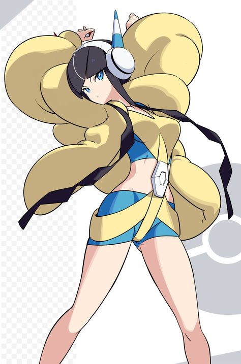 Pokemon Elesa, Elesa Pokemon, Pokémon Black And White, Pokemon Waifu, Black Pokemon, Gym Leaders, Game Character Design, Pokemon Characters, Pokemon Pictures