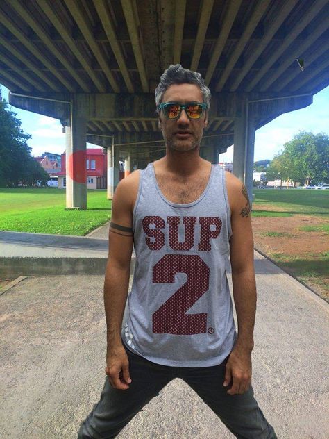 'He's showed who and what we are to the world': Filmmaker Taika Waititi named 2017 New Zealander of the Year  #SUP2 'Born in New Zealand Citizen of the World www.SUP2clothing.com Citizen Of The World, Flight Of The Conchords, Pleasing People, Hot Dads, Taika Waititi, Gary Oldman, Man Thing Marvel, My Stuff, David Beckham