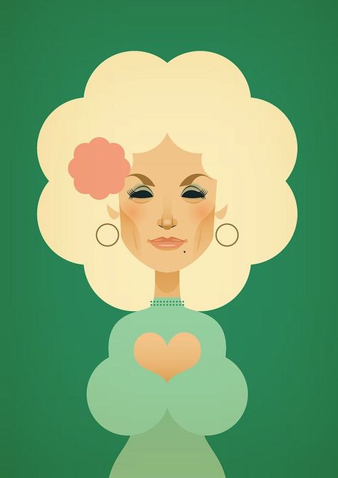 Stanley Chow, Funny Caricatures, Celebrity Caricatures, Alternative Art, Affinity Designer, Dolly Parton, Caricatures, Art Plastique, Fine Art Paper