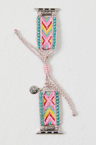 Shop our Friendship Bracelet Apple Watch Band at FreePeople.com. Boho clothing for the creative spirit- free worldwide shipping. Cute Watch Band, Friendship Bracelet Apple Watch Band, Apple Watch Jewelry Band, Boho Apple Watch Band, Friendship Bracelet Ornaments, Preppy Apple Watch Bands, Bracelet Stack With Apple Watch, Apple Watch Bracelet Stack, Easy Bracelets To Make