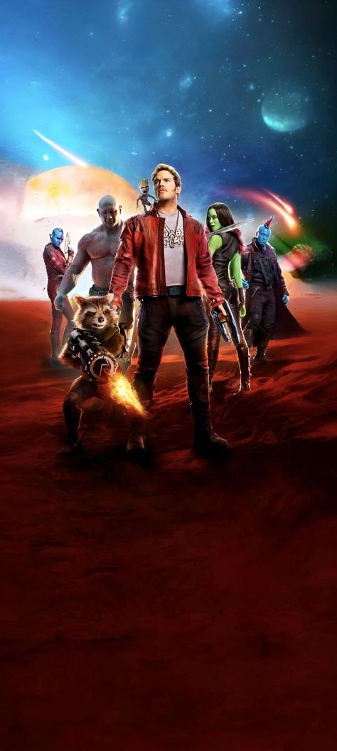 "Guardians of the Galaxy,  Vol. 2" (2017) wallpapers [AI expanded] Guardians Of The Galaxy Wallpaper, 2017 Wallpaper, Guardians Of The Galaxy Vol 2, Walt Disney Studios, Disney Studios, Disney Marvel, Guardians Of The Galaxy, Captain Marvel, Christmas Wallpaper