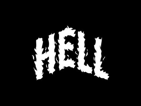 Hell by Izrael Silva Calligraphy Designs, Illustration Process, Handwritten Typography, Hand Lettering Inspiration, Lettering Inspiration, Calligraphy Design, Lettering Design, Global Community, Creative Professional