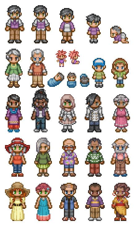 ArtStation - Pixel Art for Freebird Games, Aleesa Tana 2d Character Sprite Sheet, Sprite Sheet Character Pixel Art, Pixel Characters Design, Top Down Sprite, Pixel Art Hairstyles, Pixel Art Character Template, Pixel Art Practice, Rpg Maker Sprites, Pixel Character Base