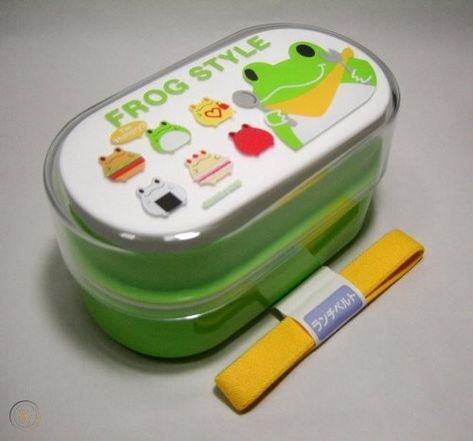 Frog Items, Frog Things, Japanese Bento Lunch, Frog Stuff, Bug Juice, Frog House, Angel Lovers, Japanese Items, Cute Bento