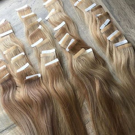 Wigs Storage Ideas, Tape Extensions, Tape Hair Extensions, Tape Ins, Types Of Hair Extensions, Natural Hair Extensions, Halo Hair Extensions, 100 Human Hair Extensions, Types Of Hair