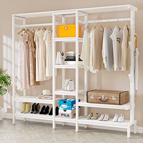 Large Wardrobe Closet, Storage Closet Shelving, Standing Closet, Free Standing Wardrobe, Closet Clothes Storage, Large Wardrobe, Closet Clothing, Free Standing Closet, Closet Rack