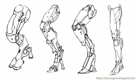 Robot Design Sketch, Cyborgs Art, Arte 8 Bits, Arte Robot, Arte Cyberpunk, Robot Art, Robot Design, Poses References, Robots Concept