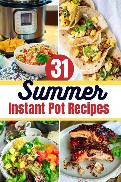 Summer Instant Pot Recipes, 31 Daily, Summer Soup, Summer Foods, Recipes Summer, Best Instant Pot Recipe, Healthy Instant Pot Recipes, Summer Recipes Dinner, Daily Recipes