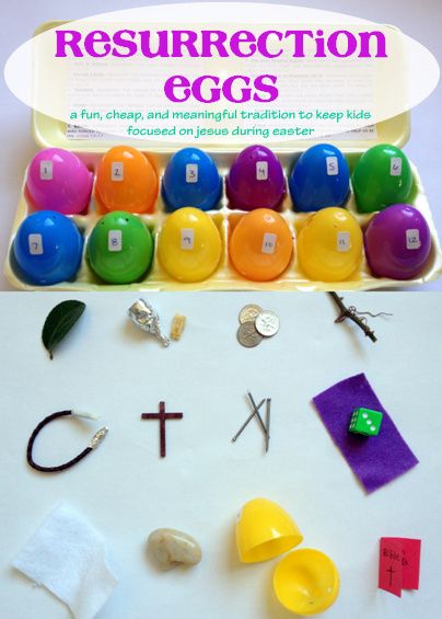 Resurrection Eggs Diy, Easter Resurrection Eggs, Easter Story Eggs, Kindergarten Easter, Conference Activities, Resurrection Eggs, Christ Centered Easter, Easter Lessons, Preschool Spring