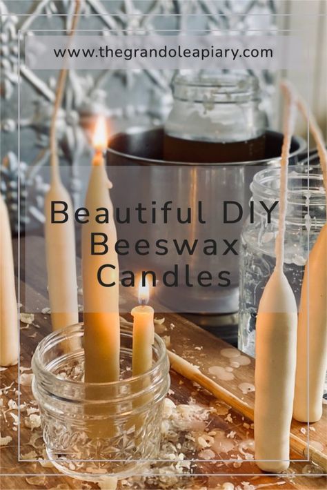 Beautiful DIY Beeswax Candles – Fast, cheap and amazing Making Beeswax Candles, Homemade Beeswax Candles, Beeswax Candles Diy, Natural Beeswax Candles, Bee Wax Candles, Eco Friendly Candles, Easy Candles, Advent Candles, Beeswax Candle