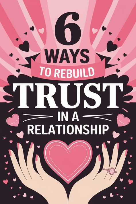 Discover effective ways to rebuild trust in a relationship and strengthen your bond with your partner. Communication is key in building a strong foundation for lasting trust. Transparency, honesty, and consistency are crucial elements that help repair broken trust. Invest time and effort into rebuilding the trust that may have been damaged. Focus on understanding each other's perspectives to facilitate healing and growth within your partnership. By following these 6 ways to rebuild trust in a re How To Rebuild Trust In A Relationship, Rebuilding Trust Quotes, Partner Communication, Rebuild Trust In A Relationship, Interfaith Relationship, Relationship Repair, Trust In A Relationship, Broken Trust, Find A Husband