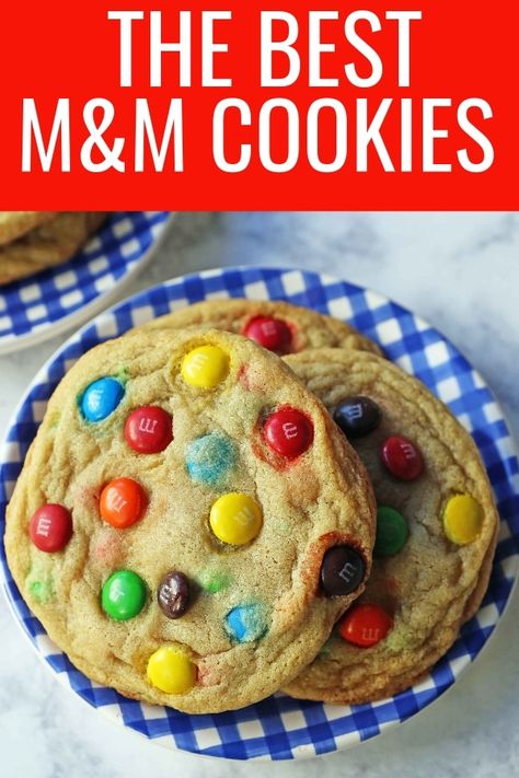 M&m Cookies, Monster Sugar Cookies, Mnm Cookies Recipe, Best M&m Cookie Recipe, Mm Cookies, Mnm Cookies, Modern Honey, Baked Desserts, Chocolate Dreams