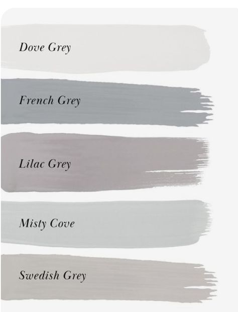 Dove Grey Paint Color, Living Room Paint Palette, Dove Grey Colour Palette, Grey Paint Room Ideas Bedrooms, Dove Grey Cabinets, Purplish Gray Paint, Paint For House Interior Color Schemes, Soft Grey Paint Colors, Grey Bedroom Palette