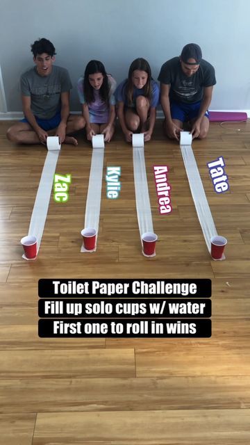 Tate&Family on Instagram: "TOILET PAPER CHALLENGE #challenge #familythings #family #fyp #reels #toiletpaperchallenge #viral #games" Toilet Paper Race Game, Toilet Paper Games For Adults, Family Challenge Games, Toilet Paper Games, Friday Activities, Family Challenges, Candy Cane Game, 25th Bday, Pe Activities