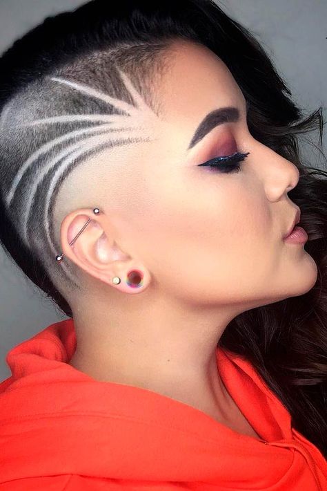 Side Shave Design, Shave Designs, Hair Tattoo Designs, Hairline Tattoos, Shaved Head Designs, Undercut Hair Designs, Undercut Long Hair, Undercut Designs, Shaved Hair Cuts