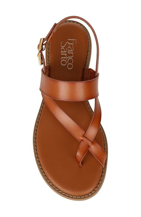 Franco Sarto Gabby Sandal in Cognac at Nordstrom Rack, Size 9 Brown Sandals Women, Women Sandals 2024, Summer Sandals 2024, Sandals 2024 Trends, Natural Wardrobe, Closed Sandals, Comfortable Women's Shoes, Comfortable Walking Sandals, Tan Strappy Sandals