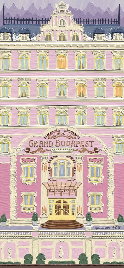 The Grand Budapest Hotel, Grand Budapest, Grand Budapest Hotel, Budapest Hotel, Budapest, Pastel Colors, Pastel, Wallpapers, Hotel