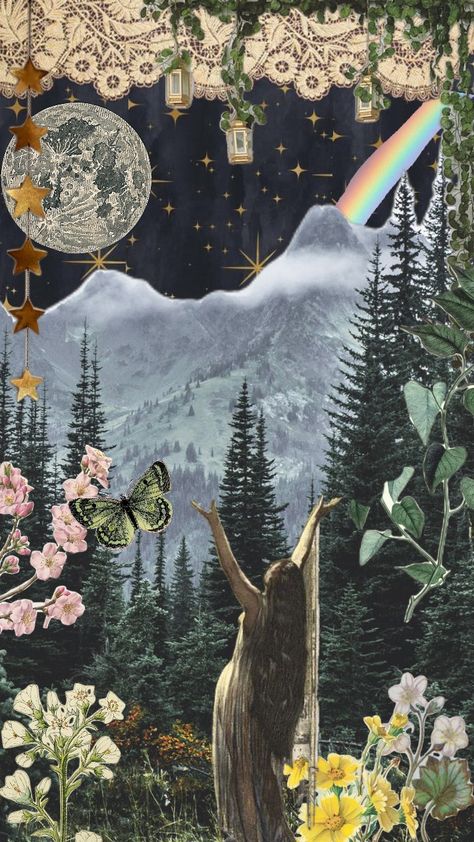 #witchyvibes #witchy #art #beautiful #followme Sagittarius Witch, Wellness Collective, Witch Wallpaper, Witchy Art, Vintage Witch, Season Of The Witch, Witchy Vibes, Mural Art, Art Beautiful