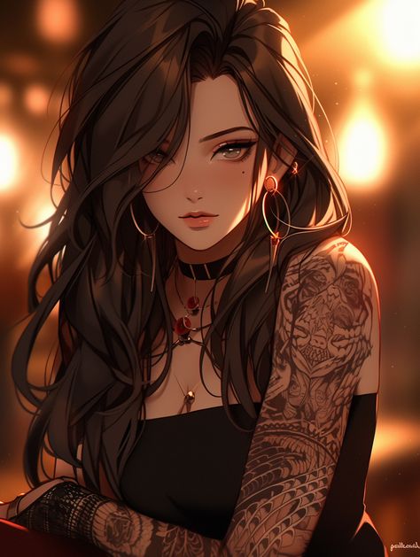 Anime Woman, Anime Black Hair, The Art Of Storytelling, Style Anime, Digital Art Anime, Female Character Design, Cute Anime Pics, Character Portraits, Anime Artwork