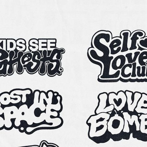 LEEDIA on Instagram: "Typeface/Logo Collection - Pt.2 ✍🏼 Designed by me @leedia.z . These are some of my favorite custom typefaces from these past couple of weeks. Let me know what you think! . Follow @leedia.z for more daily bad designs like these ones✌🏼 . . #design #leedia #logos #typography #graphicdesign #illustrator #digital #art #poster #designinspiration #designinspo #digitalarchive" Graffiti Logo Design, Alphabet Graffiti, Logos Typography, Typography Shirt Design, Graphic Design Letters, Typeface Logo, Typographic Logo Design, Graffiti Logo, Clothing Brand Logos