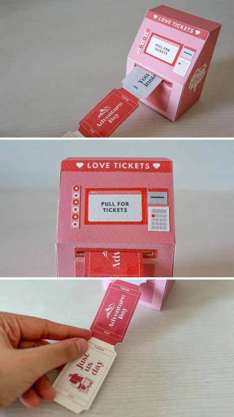 Boyfriend Love Coupons, Valentines Gift Boyfriend, Diy Gifts Valentines, Love Tickets For Boyfriend, Diy Tickets For Boyfriend, Love Ticket, Gift Ideas Valentines Day, Diy Gift Coupons, Boyfriend Gifts Birthday Diy