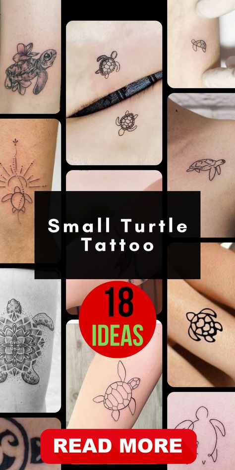 Immerse yourself in the world of small turtle tattoo designs, where simplicity and elegance intertwine seamlessly. Our carefully curated collection features options suitable for both men and women, especially when placed on the ankle. Explore the beauty of simple ankle tattoos that pay tribute to these remarkable creatures, and choose designs that capture the essence of resilience and grace with sophistication and charm. Cute Turtle Tattoos For Women, Cute Turtle Tattoo, Simple Ankle Tattoos, Turtle Tattoo Ideas, Small Turtle Tattoo, Turtle Outline, Tortoise Tattoo, Turtle Tattoos, Sea Turtle Tattoo