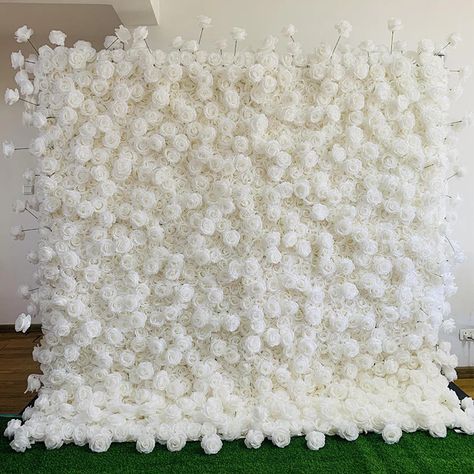 89.9US $ 40% OFF|White 5D Rose Hydrangea Cloth Flower Wall Roll Up Fabric Hanging Curtain Plant Wall Birthday Party Wedding Backdrop Decor Props| |   - AliExpress Hanging Curtain, Fabric Hanging, Backdrop Decor, Flower Wall Wedding, Party Deco, Cloth Flowers, Backdrop Decorations, Hanging Curtains, Party Props