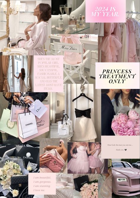 girly vision board Girly Vision Board, Pink Vision Board, Board Wallpaper, Vision Board Wallpaper, 2024 Vision Board, Everything And Nothing, 2025 Vision, Prayer Board, 2024 Vision