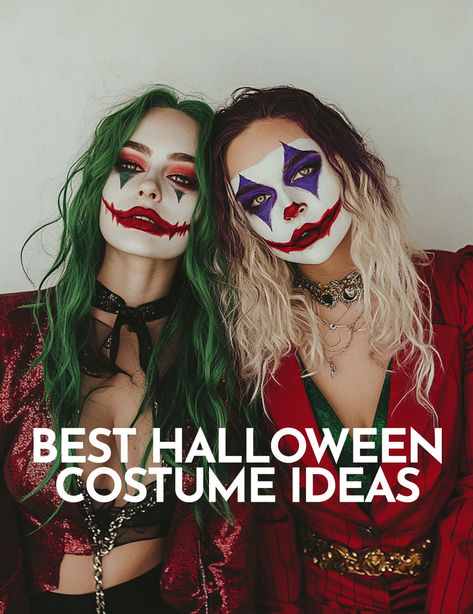 joker girls halloween costumes Halloween Costume Pretty, Halloween For Teens, Cute Teenage Halloween Costumes, Outfits For Halloween, Halloween Costumes Teenage Girl Scary, Teen Costumes For Halloween, Girl Halloween Costume Ideas, Halloween Teen Costumes, Teen Girl Costume Ideas