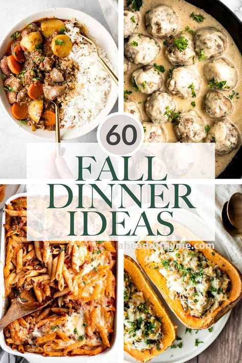 Fall Dinner Ideas, Easy Fall Dinners, Autumn Recipes Vegetarian, Favorite Recipes Dinner, Fall Cooking, Fall Dinner Recipes, Fall Dinner, Winter Food, Weeknight Dinner