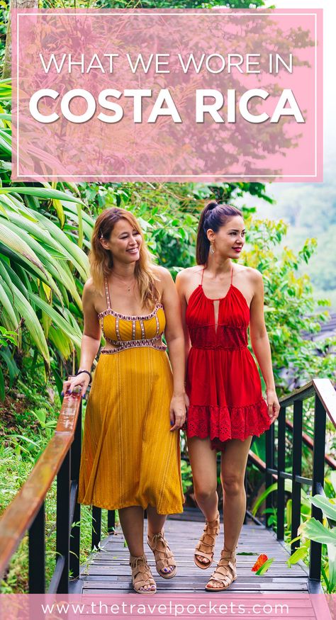 What we wore in Costa Rica Outfit Ideas Costa Rica, Costa Rican Outfits, Costa Rica Style Outfit Ideas, Costa Rica For Seniors, Outfit Ideas For Costa Rica, Clothes For Costa Rica Trip, Costa Rica Trip Outfits, Outfits For Costa Rica For Women, Vacation Outfits Costa Rica