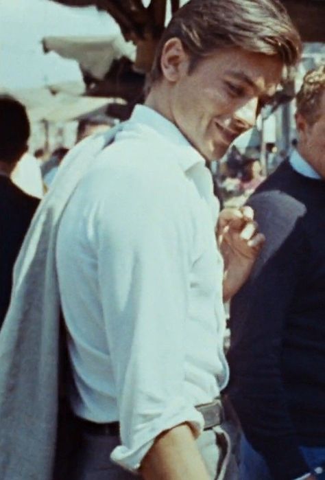 Men's Dress Shirts, Alain Delon, Madly In Love, Male Fashion, Love Stories, The Worst, Old Money, Happily Ever After, White Shirt