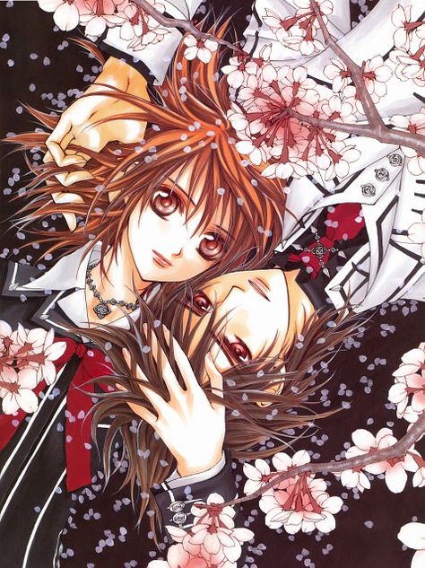 Matsuri Hino, Vampire Knight, Hino Matsuri Illustrations Vampire Knight, Yuuki Cross, Kaname Kuran Yuki And Kaname, Vampire Knight Zero, Vampire Knight Kaname, Vampire Knight Yuki, Vampire Knight Manga, Matsuri Hino, Kaname Kuran, Vampire Knights, Knight Art