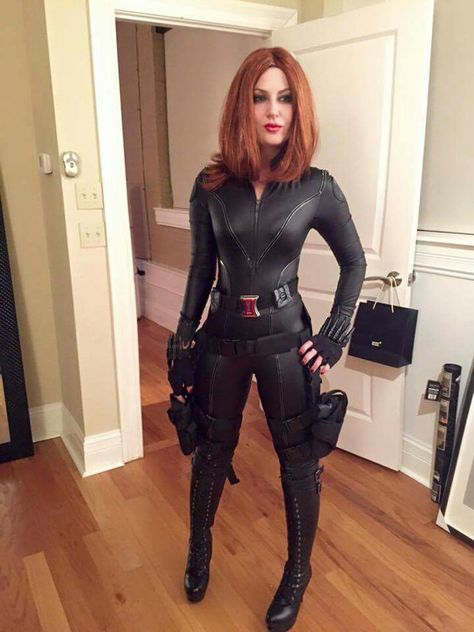 Widow Black Widow Cosplay, Cat Boots, Latex Cosplay, Dc Comics Cosplay, Leather Outfits Women, Comic Con Cosplay, Cowgirl Costume, Black Widow Marvel, Cosplay Characters