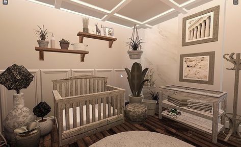 Bloxburg Parents Bedroom Ideas Modern, Bloxburg Master Bedrooms Decor Cozy, Bloxburg House Ideas Nursery, Nursery Ideas Bloxburg 3x3, Bloxburg Nursery Ideas Modern, Bloxburg Modern Nursery, Parent Room Bloxburg, 3x3 Baby Room Bloxburg, Nursery Room Bloxburg