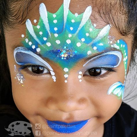 Mermaid Kids Makeup, Easy Mermaid Face Paint, Mermaid Makeup Kids, Mermaid Face Paint Easy, Kids Mermaid Makeup, Mermaid Face Paint Kids Easy, Mermaid Face Makeup, Mermaid Makeup For Kids, Face Painting Mermaid