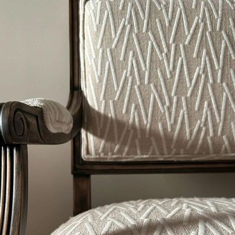 Larsen Fabrics on Instagram: "A simple geometric embroidered on a rustic ground, REYES is a chic yet useable design! Available in three colorways, a perfect choice for your next upholstery project.⁠ .⁠ .⁠ .⁠ #Larsen #Larsenfabrics #architecture #designer #decorator #interiordesign #homedecor #chicinteriors #upholstery" Modern Upholstery Fabric Perigold, Luxury Festive Fabric With Woven Motifs, Geometric Upholstery Fabric, Upholstery Fabric Rayon, Modern Upholstery Fabric Dimand Stitch, Fabric Design, Upholstery, Room Decor, Interior Design