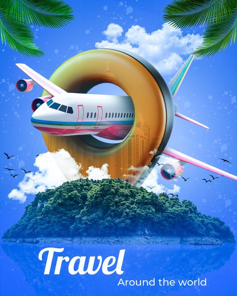 Travel Travel Advertising Design Creativity, Travel Advertising Design, Tourism Design, Travel Creative, Travel Ad, Travel Post, Travel Advertising, Advertising Graphic Design, Reality Of Life Quotes