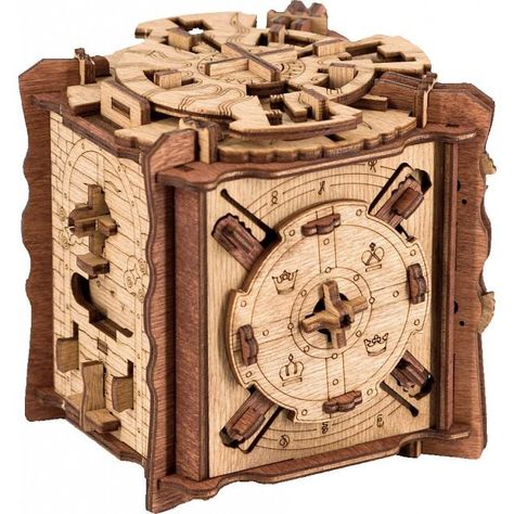 Wood Puzzle Game, Escape Box, Room Escape Games, Room In A Box, Wooden Puzzle Box, Roi Arthur, Strategy Board Games, Escape Room Game, Hidden Compartments