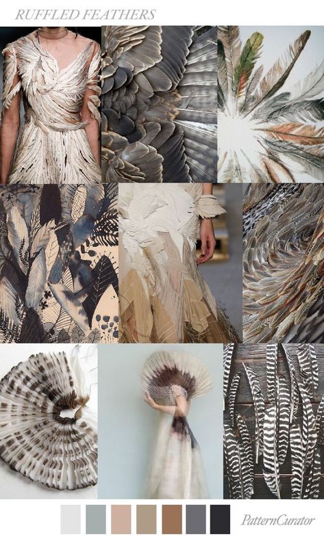 Ruffled Feathers, Fashion Forecasting, Mood Board Fashion, Decor Trends, Trend Forecasting, Home Decor Trends, Fashion Colours, Fashion Sketches, Trending Decor