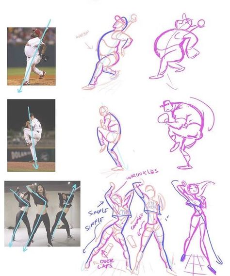 Line Of Action, Some Drawings, Art Advice, Gesture Drawing, Poses References, Anatomy Reference, Drawing Tutorials, Art Tutorials Drawing, Digital Art Tutorial