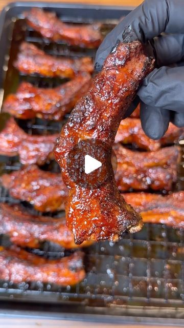 Jordan Hanger on Instagram: "The best oven baked baby back ribs you’ll ever have. I promise 🙏

Comment recipe and I’ll Dm you the link! 

#ovenbakedribs #bbqribs #howto

https://theninjacue.com/how-to-cook-baby-back-ribs-in-the-oven/" Oven Barbecue Ribs Pork, Pork Ribs Recipe Oven, Tender Ribs In Oven How To Cook, Bake Baby Back Ribs In Oven, Beef Short Ribs Oven Easy, Bake Ribs In Oven, Cook Ribs In The Oven, Oven Baby Back Ribs Recipes, Baked Ribs In Oven